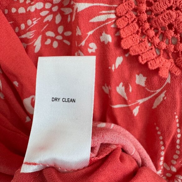 Daniel Rainn Women With Crochet Detail Sleeveless Floral Top Size XL - Picture 5 of 9